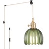 Shenmoyl Plug in Pendant Light Hanging Light Fixture Corded On/Off