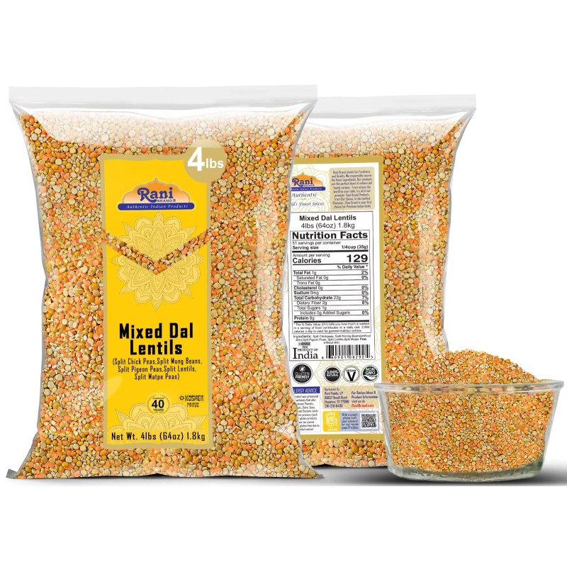 Rani Mixed Dal (Chana Dal, Moong Dal, Toor Dal, Masoor