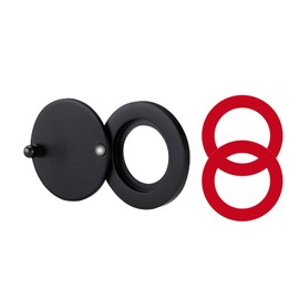 1 Set Peephole Cover, Peep Hole Covers for Peep Holes for Door Viewers, Home Security Peephole Protector Us House, Family, with Matching Self-Adhesive Installation Tools, Simple and Fast(Matt Black)