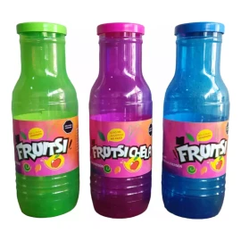 KFMX 3 Vaso Fruitsi Vaso Popote Divertido Fiesta Bebidas