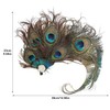 Peacock Headpiece Hair Clip, Peacock Hair Accessories, Feather Hair Accessories
