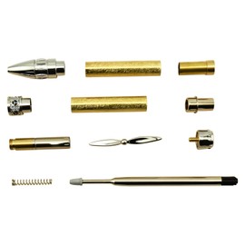 Penn State Industries PKPROPCH Propeller Airplane Twist Ballpoint Pen Kit Woodturning Project (Chrome)