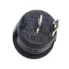 Lsgoodcare 30PCS Round Type Switch Black AC 6A 250V 10A