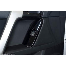 SecondStage T412BLK Toyota Land Cruiser Prado 150 Series Late Model PWSW (Door Switch) Panel with Rear Tweeter, Piano Black