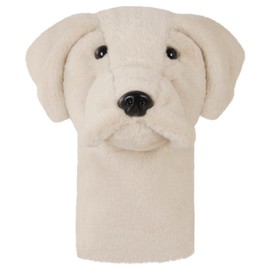 mytag Driver Headcover Labrador Golf Club Head Covers Creamy White, Funny Stylish Golf Driver Head Cover