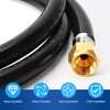 GasSaf 5 FT Propane Regulator with Hose, Grill Regulator Hose