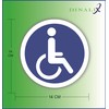 Pack of 10 Stickers for Wheelchair Users, Car, Disabled Stickers