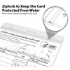 (2 Pack) Vaccination Card Protector 4 X 3 Inches Immunization