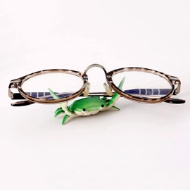 Crab Pen Holder,Cute Storage Rack Creative Desk Pen Stand Weightlifting Crabs Pen Rack Office Home Desktop Decoration Stationery Gift,Pencil Holders Desk Supplies Holders and Dispensers (Green)