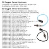 JDMON 4PCS O2 Oxygen Sensor Upstream Downstream Replacement for Ford