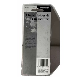 SPORTCRAFT = Rubber Pool Cue Chalk Holder & Cue Scuffer (Y1)