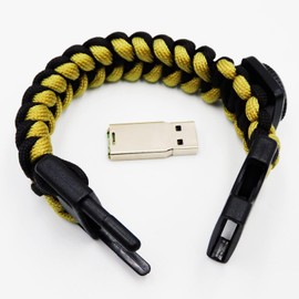 Pulseras USB Flash Drives Pulgar con brújula para compañeros de viaje y amantes de los deportes al aire última intervensión (16 GB USB3.0)