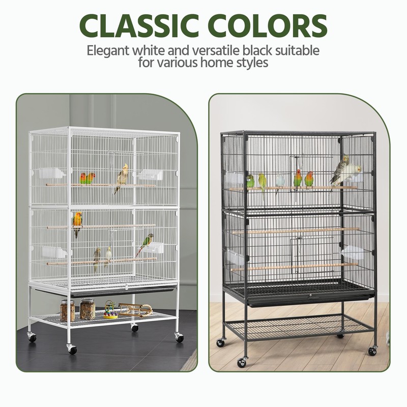 Yaheetech 52inch Bird Cage Extra Large Parakeet Parrot Cage for