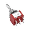Heschen Mini Toggle Switch, MTS-223, (ON)-Off-(ON) Momentary Type, DPDT, 6
