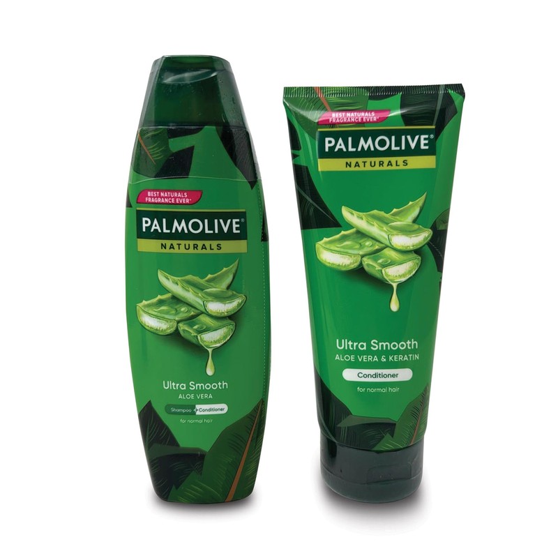 Palmolive Shampoo and Conditioner Set - Healthy & Smooth Aloe