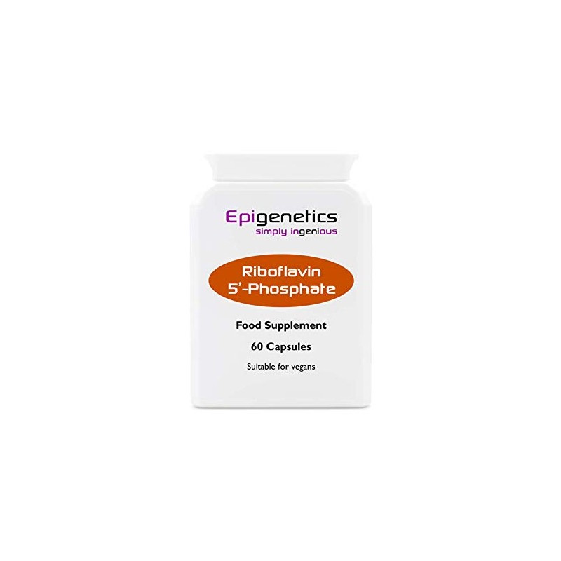 Riboflavin-5-Phosphate | Vitamin B2 R5P 25mg | 60 Vegan Friendly