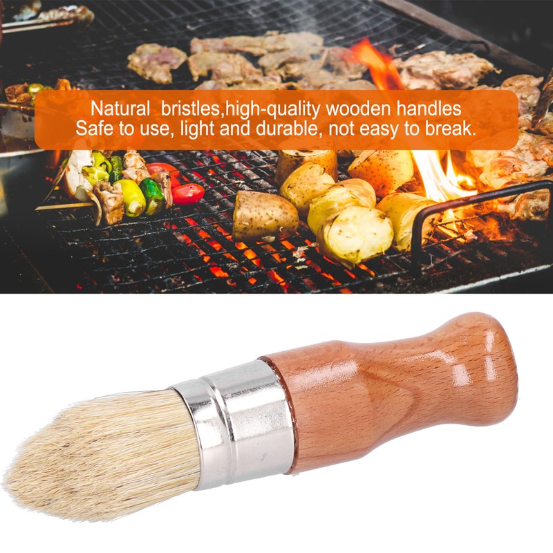 Thickened Bristles Brush Dust Removal Wooden Handle Paint Brush for
