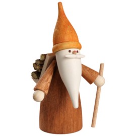 Seiffener Volkskunst Miniature Figures Miniature Figures Christmas Decoration from the Ore Mountains Original Ore Mountains Wooden Art Forest Worker Gnome 7 cm