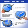 Layhit 5 Pcs Car Wash Mitt Set, Brush Not Included,