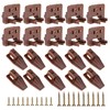 10PCS Drawer Slide Track Guide Glide for Center Mount Drawer