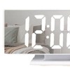Projection Alarm Clock Large Screen ABS Mirror Surface LED Based