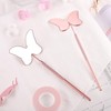Miuffue Butterfly Lash Mirror, 2.5" Cute Eyelash Mirror, Stainless Steel