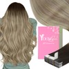 YoungSee Tape in Human Hair Extensions Balayage Invisible Tape in