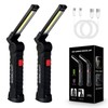 2Pack LED Work Lights, USB Rechargeable COB Light with Magnetic