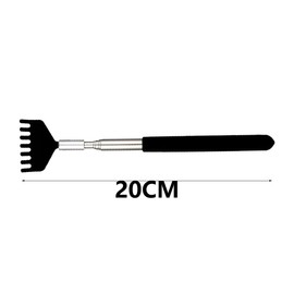 Back Scratcher, Telescopic Back Scratcher, Stainless Steel Telescopic Back Scratcher, Back Scraper, Extendable Scratching Hand, for Head and Back Massage