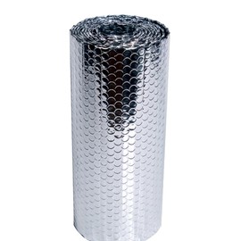 Reflective Bubble Insulation Sheet, Double Side Aluminum Foil Bubble Shield, Aluminum Foil Thermal Insulation Radiant Barrier for Windows, RV, Roof, Garage Door (47.2 * 118INCH)