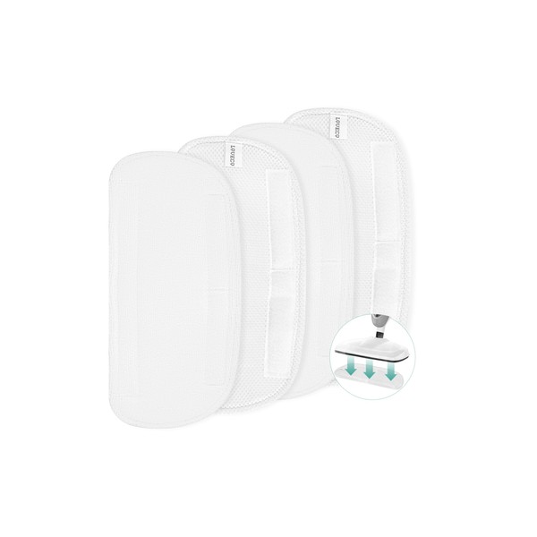LOVECO 4 Pack Steam Mop Pads Compatible with GorFanty GF-6610B/GF-6610,