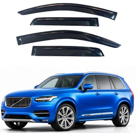 IG Window Visor for Volvo XC90 2016-2024, Rain Guard Tape-On Extra Durable Sun Wind Side Vent Window Deflector, 2016 2017 2018 2019 2020 2021 2022 2023 2024