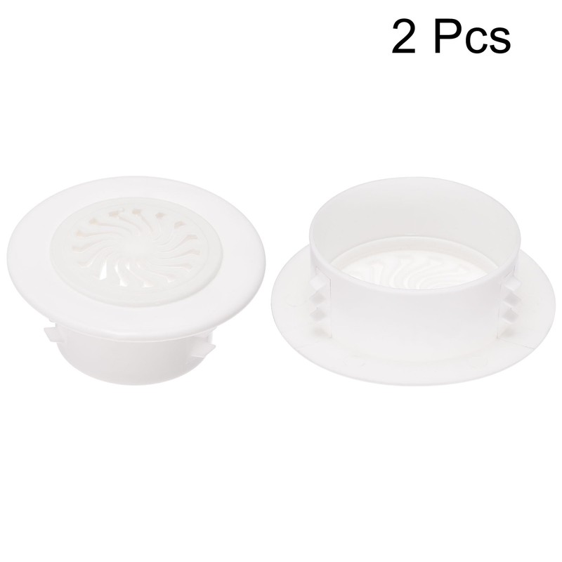 uxcell Round Vent Cover, ABS Plastic Adjustable Air Vent Cover
