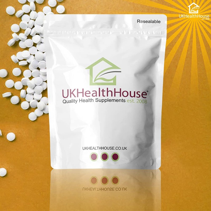 UKHealthHouse Vitamin D3 2500IU Tablets High Strength Immune and Bone
