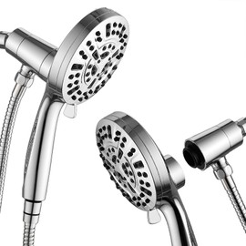 Sagetta Magnetic Handheld Shower Head with Filter, 10 Spray Modes, Chrome