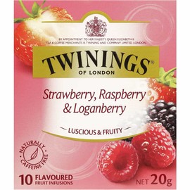 Twinings Raspberry Strawberry & Loganberry Tea Bags 10 pack
