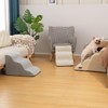 Aodisman Dog Stairs for Small Dogs,3 Step Dog Ramp for