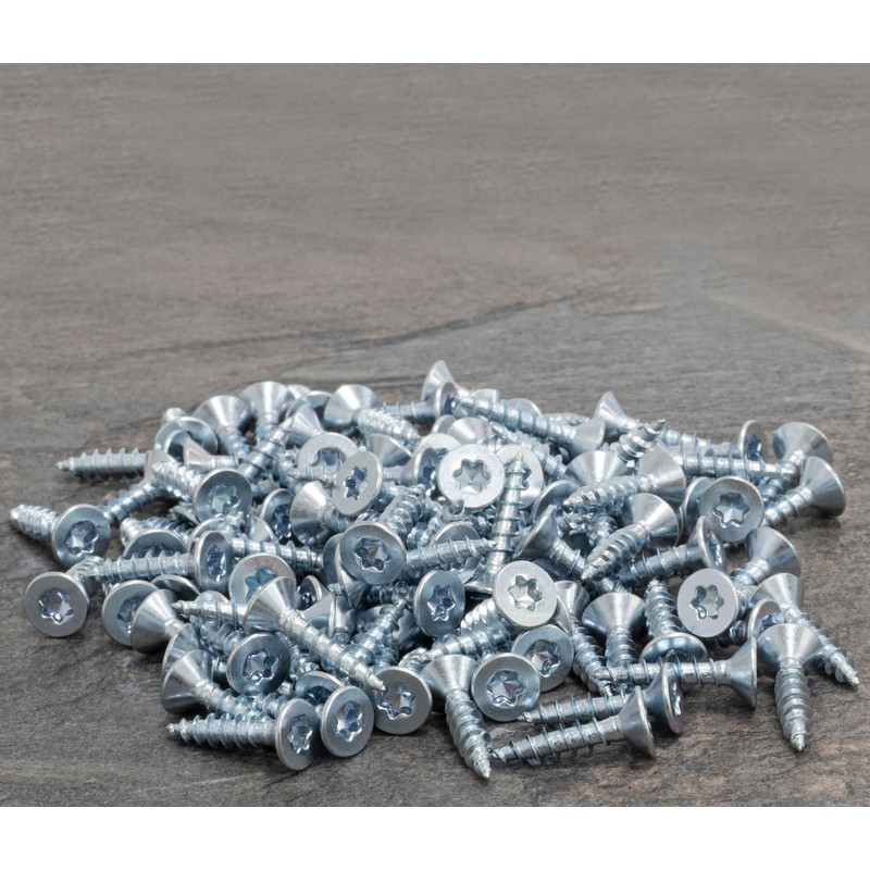 AERZETIX - C68217 Set of 100 Self-Tapping Wood Screws Diameter