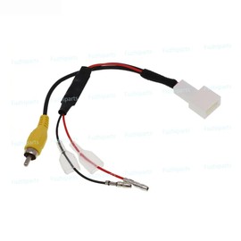 4PIN for Toyota Land Cruiser Old RAV4 RX330 Car Radio Stereo OEM Reverse Parking Rearview Back UP Camera Video Input RCA Adapter Converter Male Plug