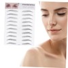 Healvian 2pcs Eyebrow Transfer Stickers Imitation Eyebrow Hair Like Tool
