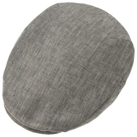 Woodfield Linen Flat Cap Stetson flat caps flat cap (M/56-57 - anthracite)