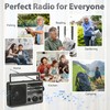 Greadio AM FM Portable Radio Transistor Radio with 3.5mm Earphone