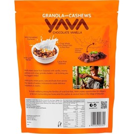 Yava Chocolate Vanilla Granola with Cashews 400 g