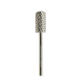 Spontaneous Beauty Premium Safety Nail Carbide Smooth Round Top 3/32" Shank (Silver - Large Barrel, Extra Coarse - XC)
