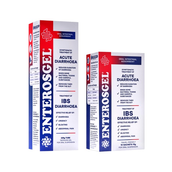 Enterosgel Starter Kit - Relief from IBS Symptoms: Diarrhoea, Abdominal