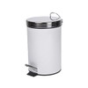 Douceur d'Intérieur Metal Bin 3 L white