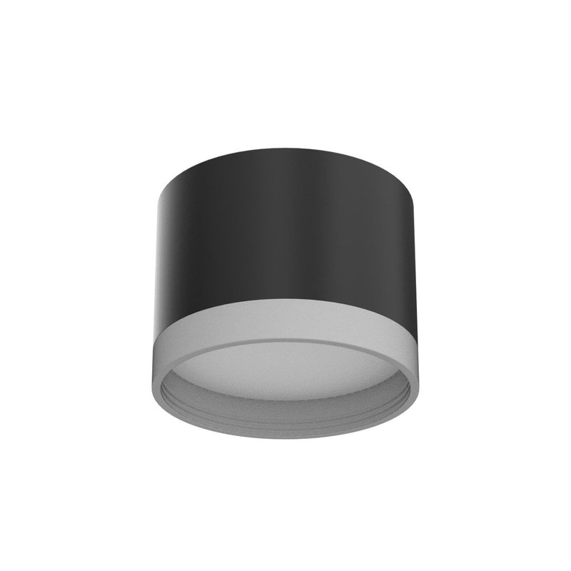 URing LED Surface-Mounted Spotlights, 3000 K Ceiling Spotlights, Black, Includes