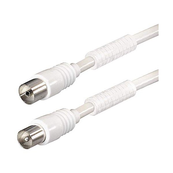 PROTEC. Class Antenna Cable White Filter IEC > 90 dB 2.5 m PAAK W2.5