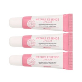 Food Aholic Nature Essence Lip Balm Hyaluronic Strawberry Scent 3 Pieces 12ml / 푸드어홀릭 3개 네이처 에센스 립밤 히알루론 딸기향 12ml
