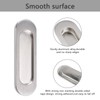 Pack of 2 Oval Inlet Handles, Sliding Door Handle Shell
